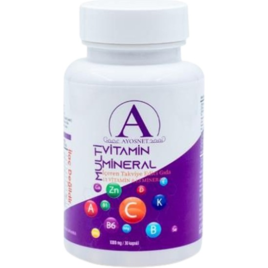Multi Vitamin Mineral Koenzim Q10 Ve Likopen Içeren Fiyatı
