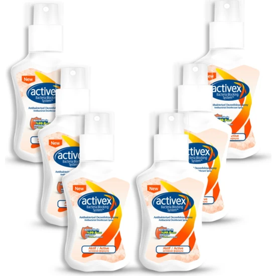 Activex Dezenfektan Sprey Aktif 6 X 100 Ml