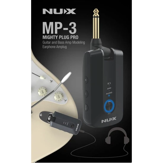 Nux Mighty Plug Pro Gitar Kulaklık Amfisi