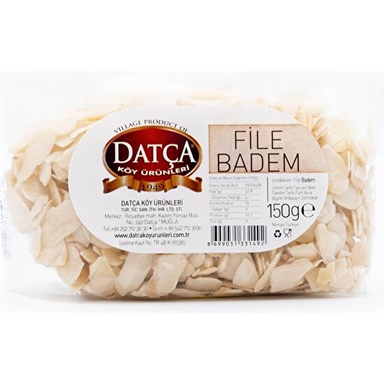 Datça Köy Ürünleri File Badem 150 gr