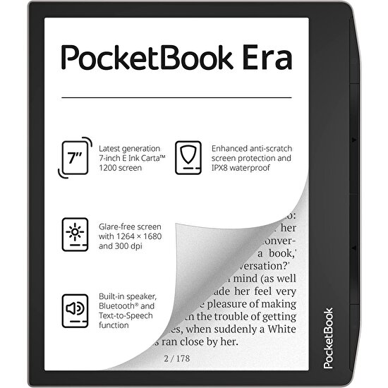 Pocketbook Era 7 E Kitap Okuyucu Stardust Silver 16 GB