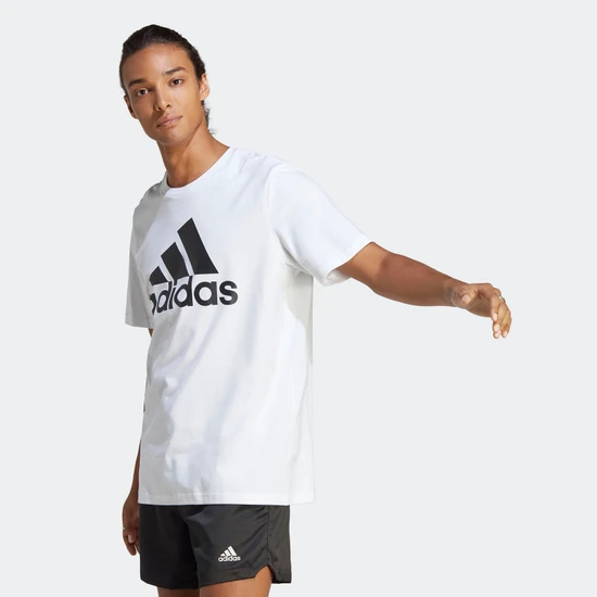 adidas Big Logo Single Jersey Erkek Tişört IC9349