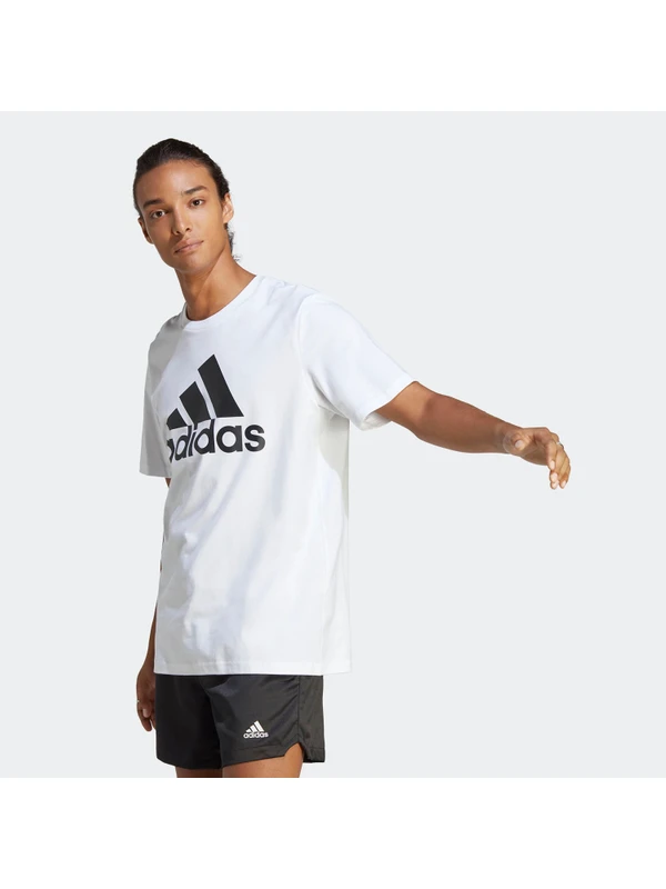 adidas Big Logo Single Jersey Erkek Tişört IC9349