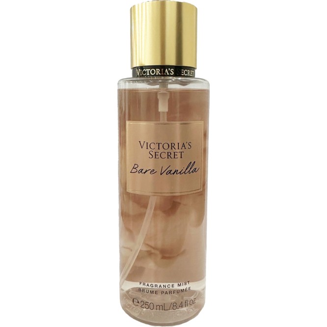 Victoria's Secret Bare Vanilla Vücut Spreyi 250 ml Kadınlar için Yumuşak Kaşmir ve Vanilya Aroması
