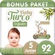 Baby Turco Doğadan Bonus Bebek Bezi 5 Numara Junior 92 Adet