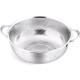 Righton Paslanmaz Çelik Makarna Süzgeçi 26 cm Metal Kulplu Kevgir