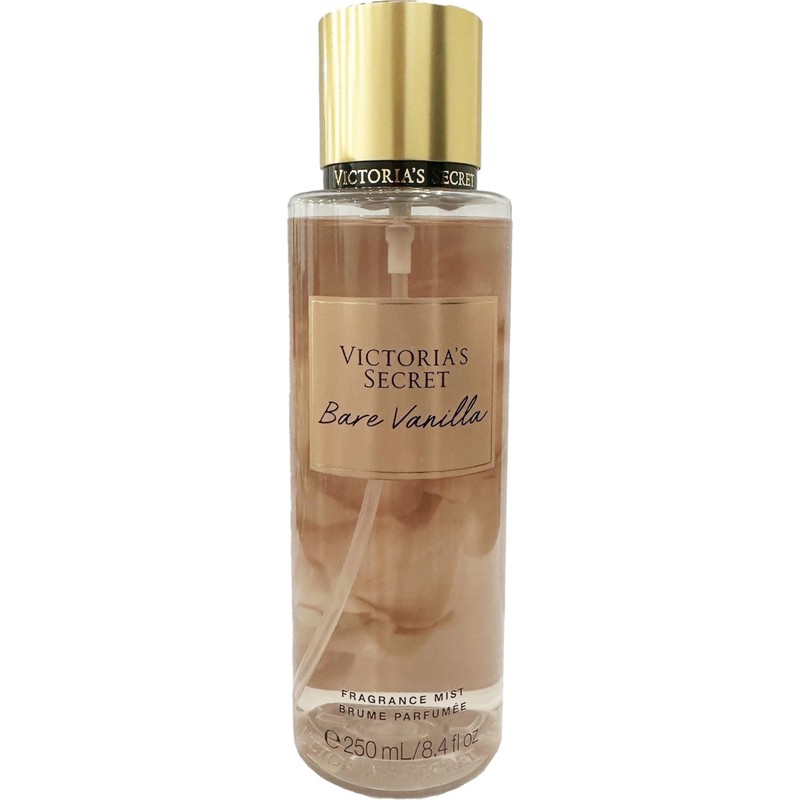 Victoria's Secret Bare Vanilla Vücut Spreyi 250 ml Kadınlar için Yumuşak Kaşmir ve Vanilya Aroması