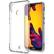 HappyCase Huawei P20 Lite Kapak Köşe Korumalı Airbag Antishock Silikon Kılıf