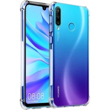 HappyCase Huawei P30 Lite Kapak Köşe Korumalı Airbag Antishock Silikon Kılıf