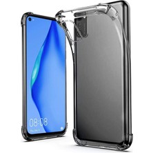 HappyCase Huawei P40 Lite Kapak Köşe Korumalı Airbag Antishock Silikon Kılıf