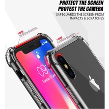 HappyCase Apple iPhone Xs Kapak Köşe Korumalı Airbag Antishock Silikon Kılıf