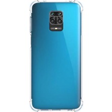 HappyCase Xiaomi Redmi Note 9 Pro Kapak Köşe Korumalı Airbag Antishock Silikon Kılıf