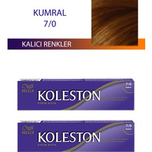 Wella Koleston 2 Adet Single Tüp Boya Saç Boyası Kumral 7/0