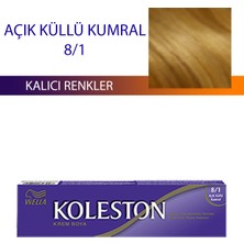 Wella Koleston Single Tüp Boya Saç Boyası Açık Küllü Kumral 8/1