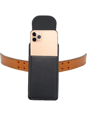 Vizyon iPhone 11 Pro Bel Kemer Kılıfı | Kemere Takılan Kılıf iPhone 11 Pro Kapaklı Kılıf