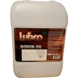 Lubco Cnc  Tam Sentetik Bor Yağı su ilavesinde beyazlamaz çoğalır pas yapmaz 10 kg Bidon