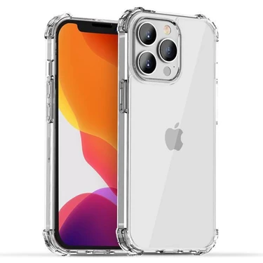 HappyCase Apple iPhone 14 Pro Kapak Köşe Korumalı Airbag Antishock Silikon