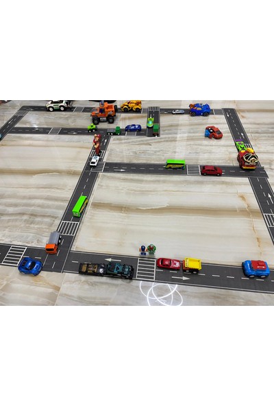 Gazi Kırtasiye Otobant Eğitici ve Eğlenceli Yol Yapım Bandı - Çocuk Trafik Bantı - Road Tape Oyun Bandı