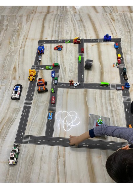 Otobant Eğitici ve Eğlenceli Yol Yapım Bandı - Çocuk Trafik Bantı - Road Tape Oyun Bandı