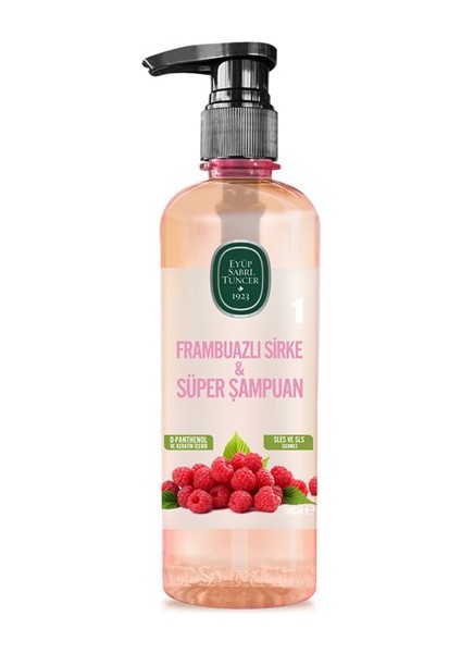 Frambuazlı Sirke & Süper Şampuan 500 ml