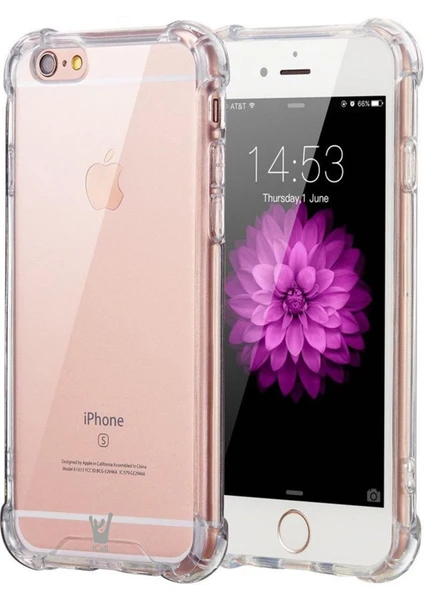 Apple iPhone 6 Plus Kapak Köşe Korumalı Airbag Antishock Silikon Kılıf