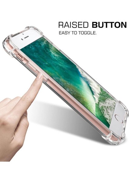 Apple iPhone 8 Kapak Köşe Korumalı Airbag Antishock Silikon Kılıf
