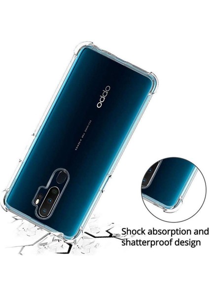 Oppo A9 2020 Kapak Köşe Korumalı Airbag Antishock Silikon Kılıf