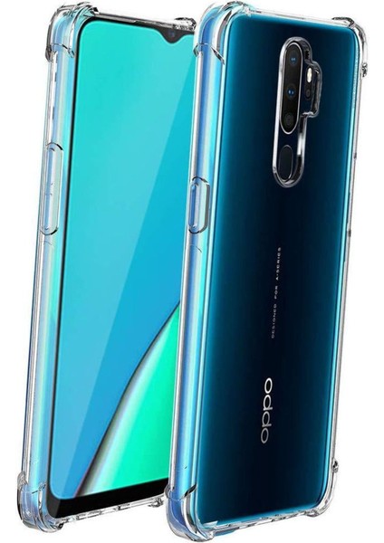 Oppo A9 2020 Kapak Köşe Korumalı Airbag Antishock Silikon Kılıf