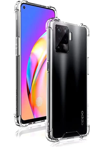 Oppo Reno 5 Lite Kapak Köşe Korumalı Airbag Antishock Silikon Kılıf