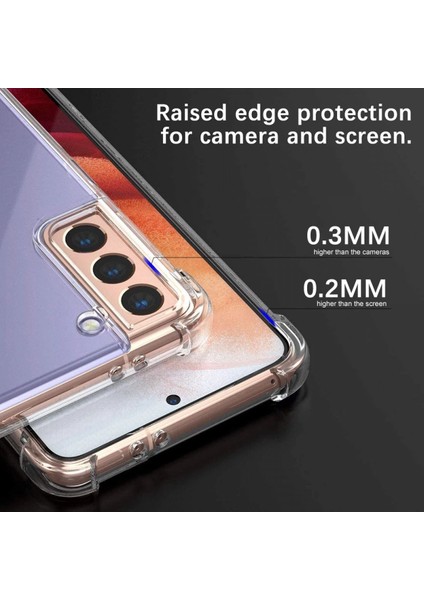 Samsung Galaxy S21 Plus Kapak Köşe Korumalı Airbag Antishock Silikon Kılıf