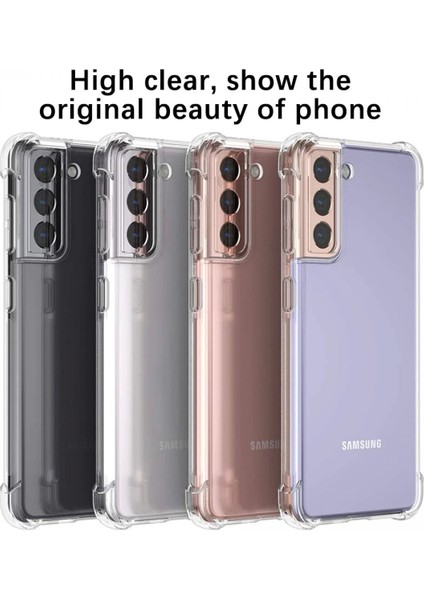 Samsung Galaxy S21 Plus Kapak Köşe Korumalı Airbag Antishock Silikon Kılıf