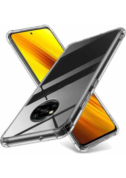 Xiaomi Pocophone X3 Kapak Köşe Korumalı Airbag Antishock Silikon Kılıf