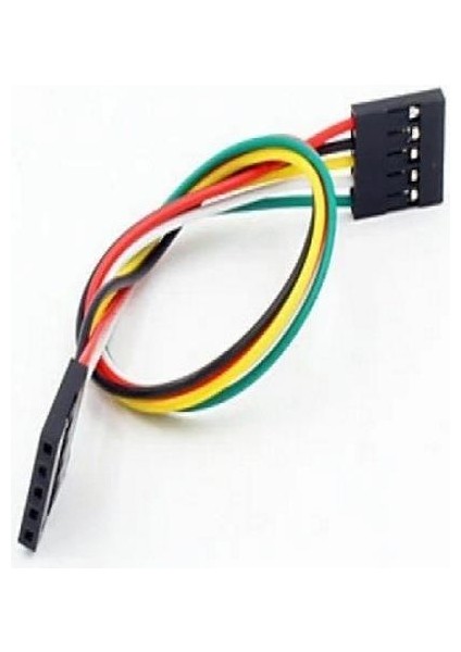 Sanec 5 Pin 0,25MM Kablolu Dupont Kablo 30CM - Çift Taraflı