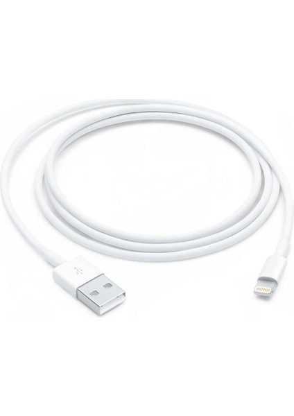 Apple iPhone Uyumlu Şarj Aleti Kablosu 1m Lightning USB Kablosu Lightning To USB