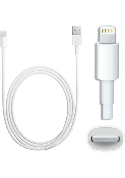 Apple iPhone Uyumlu Şarj Aleti Kablosu 1m Lightning USB Kablosu Lightning To USB fiyatları