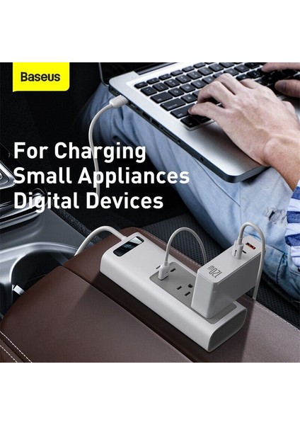 150W Araç Güç Çevirici Dc'den Ac'ye Dönüştürücü Type-C Dizüstü Telefon Şarj Cihazı fırsatları