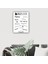 Cam Tablo | Biz Bir Aileyiz - Beyaz Fon | 1