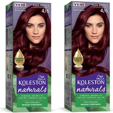 Wella Koleston Naturals Saç Boyası Kızıl Viyole 4/6 2x Paket