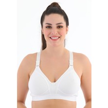 Seboteks Telsiz Kapsız Lastikli Pamuklu Penye Toparlayıcı Minimizer Sütyen 1010