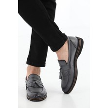 Everest Erkek Deri Püsküllü Ortopedik Ayakkabı