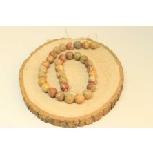 Yaşam Tohumu Jasper Taşı Dizi 11-12MM Aralığı (25900)