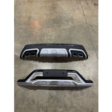 Hyundai Universal Hyundai Tucson Uyumlu Ön Arka Koruma Difüzör 2015-2017 Tampon