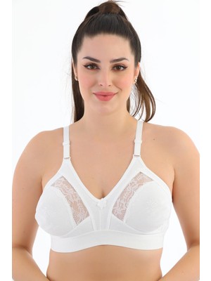 Seboteks Telsiz Süngersiz Dantelli Geniş Lastikli Toparlayıcı Minimizer Sütyen 1009