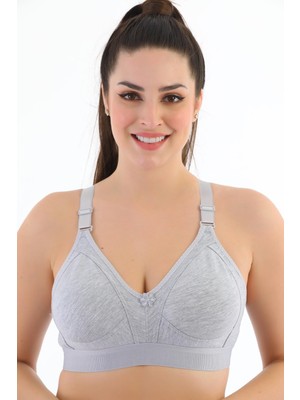 Seboteks Telsiz Kapsız Lastikli Pamuklu Penye Toparlayıcı Minimizer Sütyen 1010