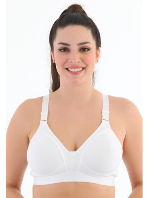 Seboteks Telsiz Kapsız Lastikli Pamuklu Penye Toparlayıcı Minimizer Sütyen 1010