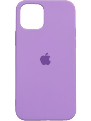 Anatolia Apple iPhone 11 Uyumlu Logolu Lansman Silikon Içi Kadife Telefon Kılıfı