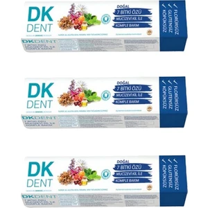 Dk Dent Dıs Macunu 7 Bıtkı Ozlu-75 ml x 3 Adet