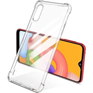 Samsung Galaxy A02 Kapak Köşe Korumalı Airbag Antishock Silikon Kılıf