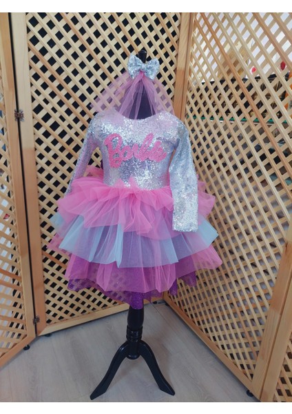 Barbie Kostüm Grili Pembeli Rengarenk fırsatları