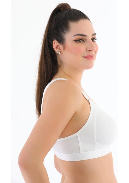 Telsiz Kapsız Lastikli Pamuklu Penye Toparlayıcı Minimizer Sütyen 1010 fiyatları